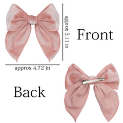 Esumun Velvet Swallowtail Bow texture close-up shows soft plush velvet