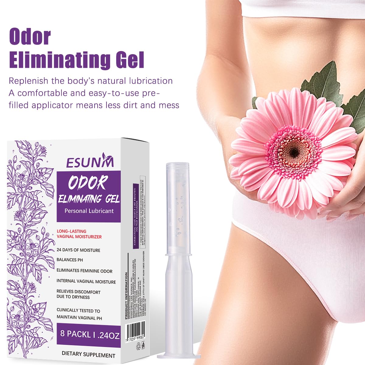ESUNM gel provides long-lasting freshness up to 72 hours.
