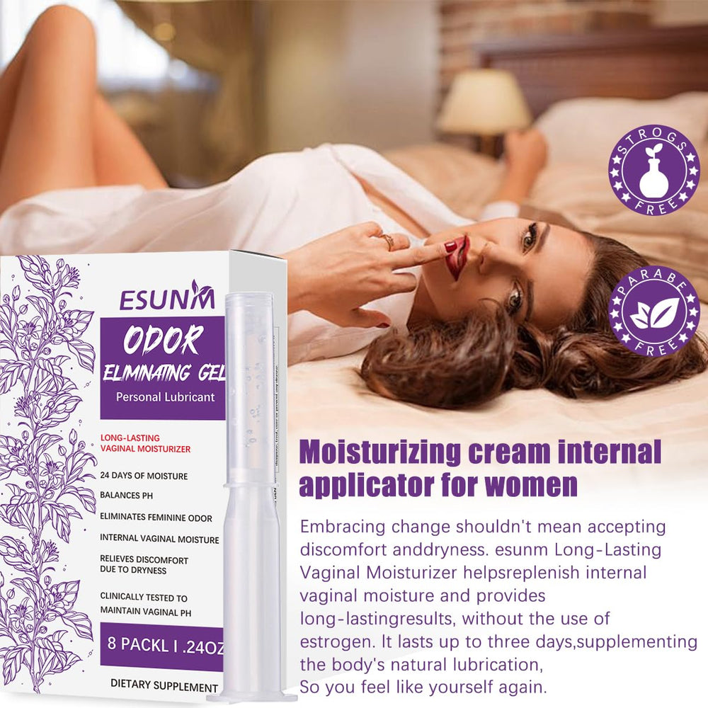 ESUNM pH-balanced gel applicator demonstrates single-dose precision for comfortable use.
