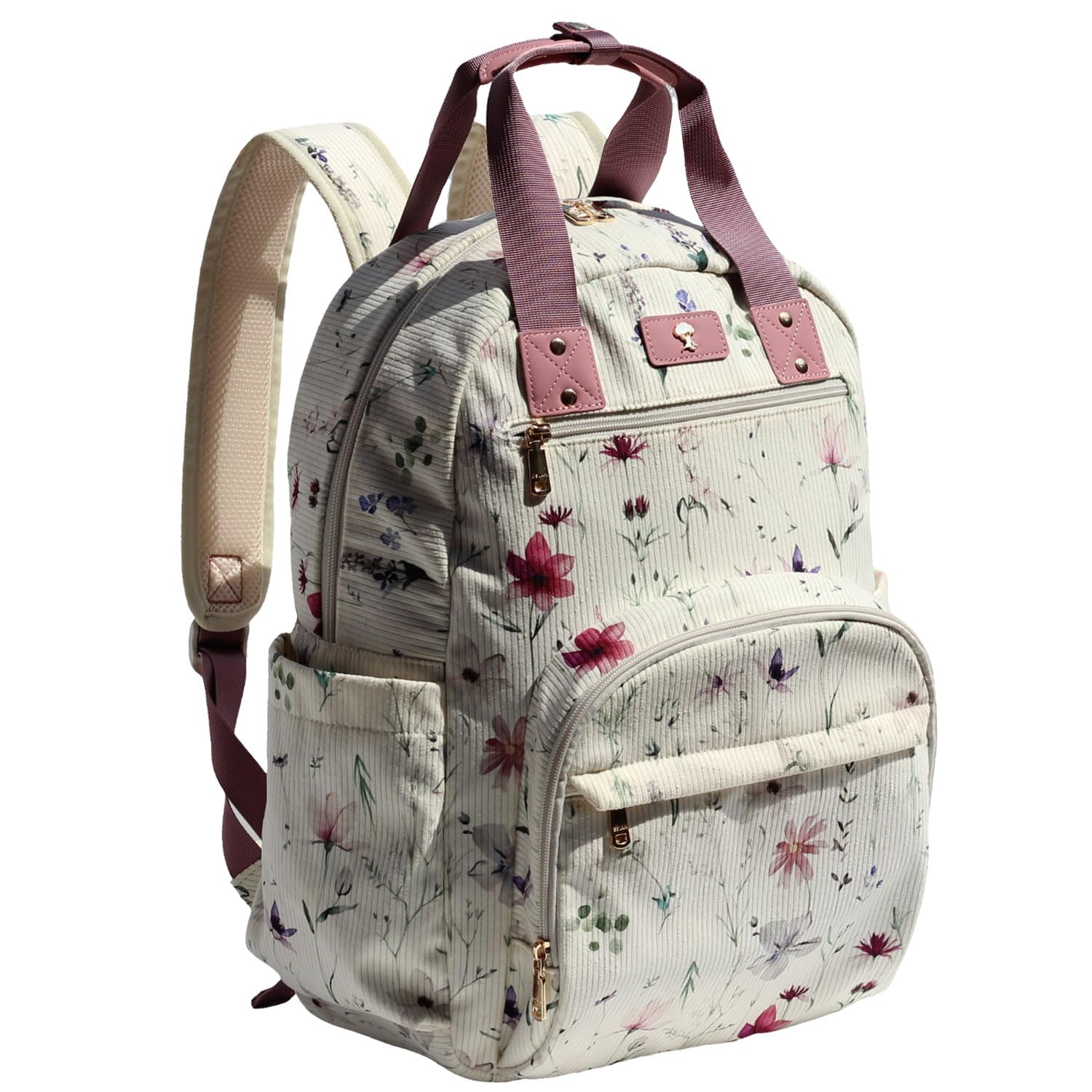 ESVAN diaper bag backpack front view showing spacious design for daily use
