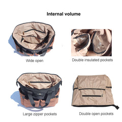 ESVAN diaper tote bag 2-in-1 design as tote or backpack