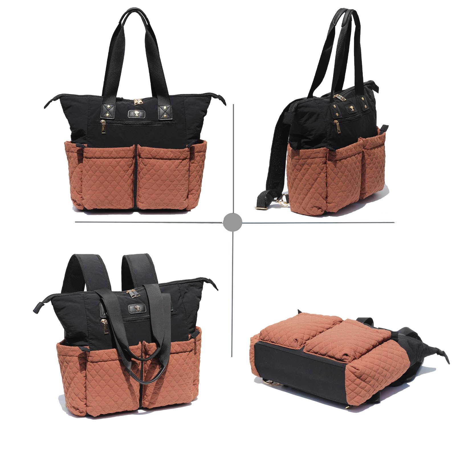 ESVAN diaper tote bag ideal for travel, shopping, and everyday outings