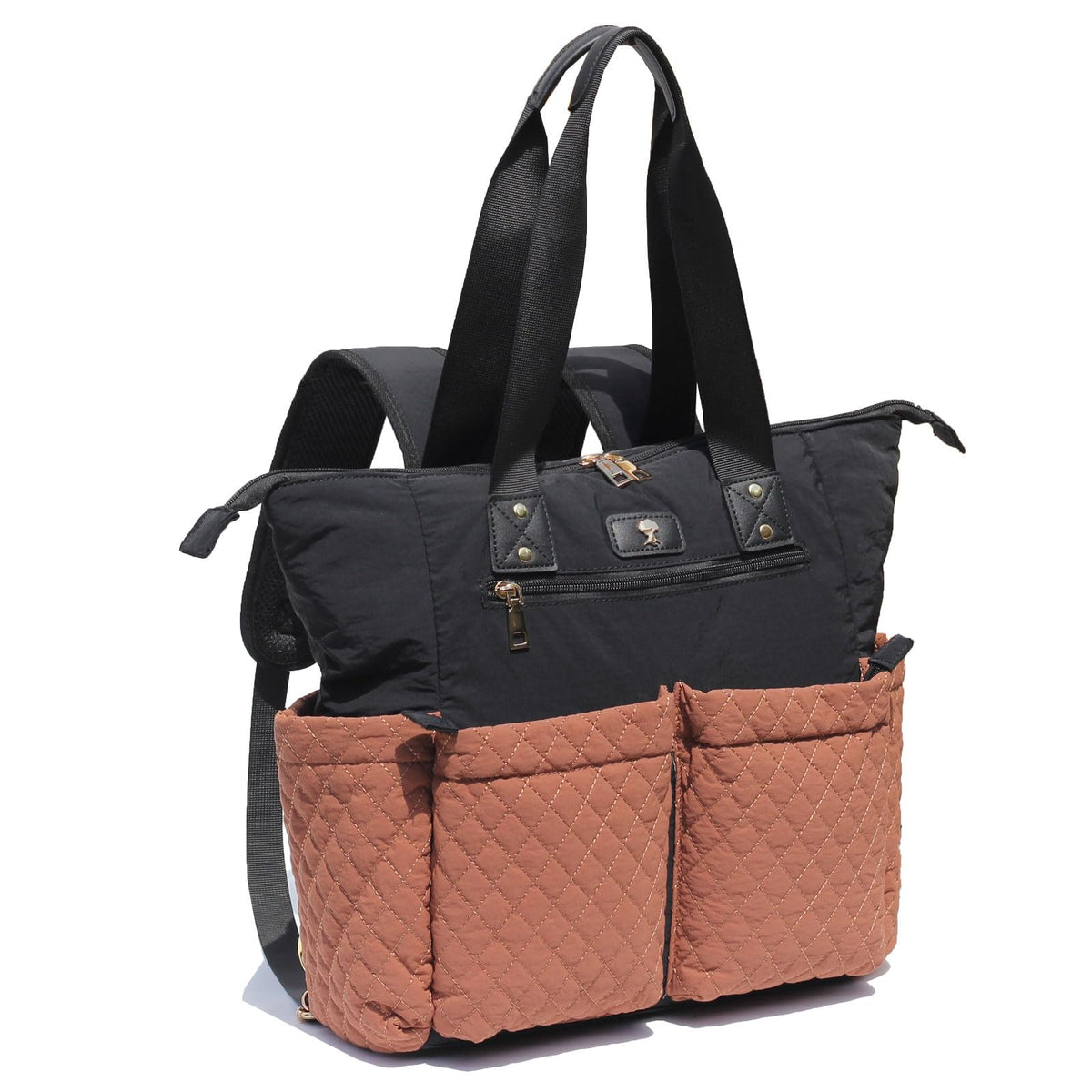 ESVAN diaper tote bag front view highlighting spacious 26L capacity for daily use