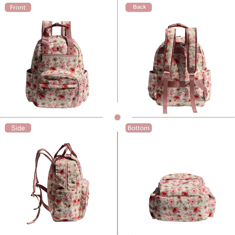 ESVAN spacious diaper bag with multiple pockets for organization.