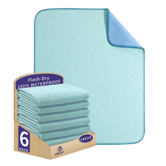 ESWIN bed pads waterproof top view showing mattress protection and dryness.