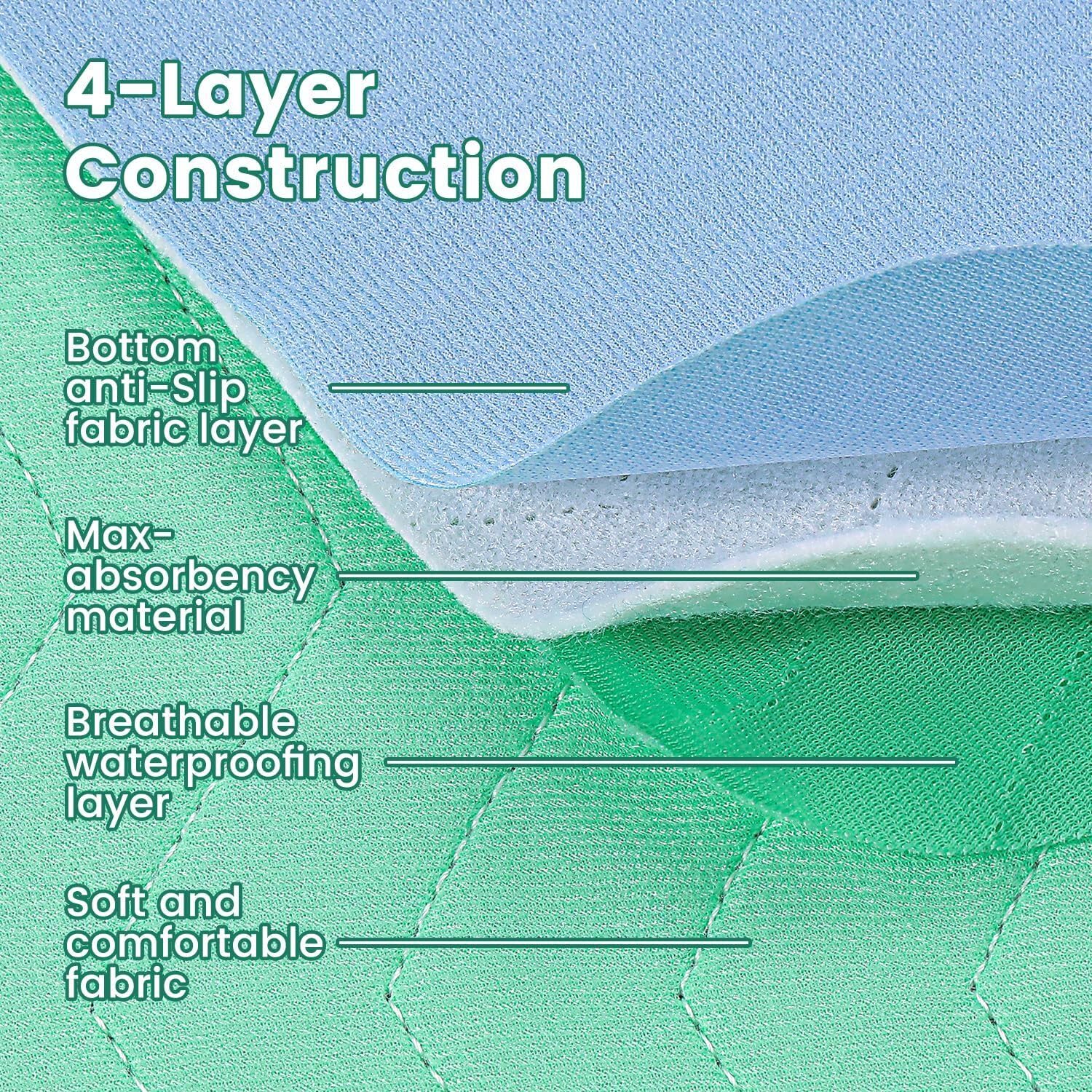 ESWIN underpad waterproof layer demonstrates leak protection for furniture
