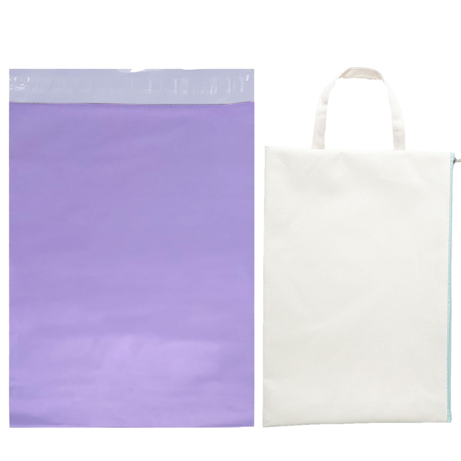Etenpo purple-zipper diaper disposal bag keeps contents secure and discreet.