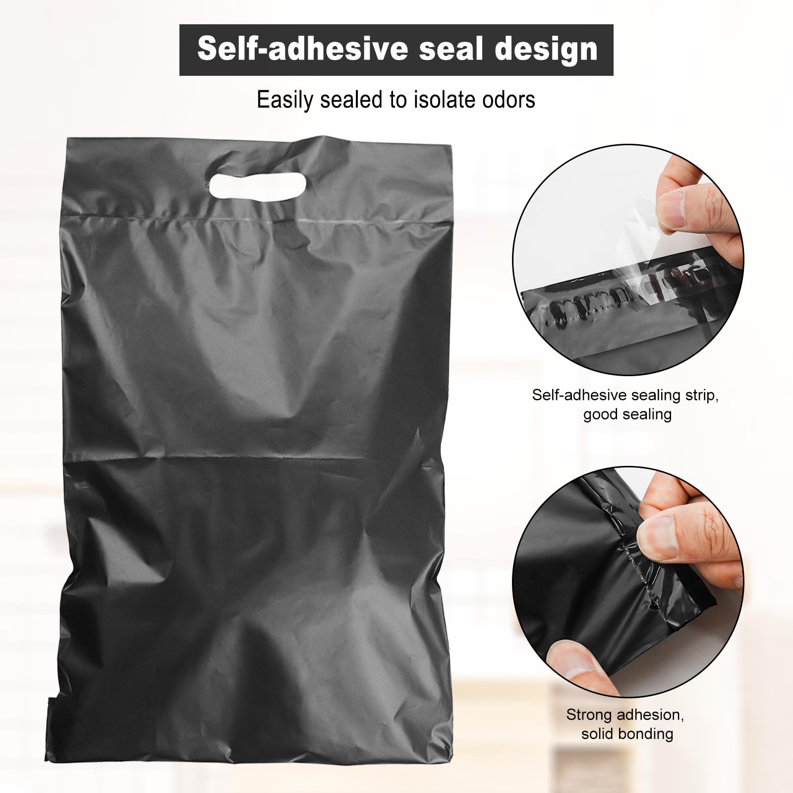 Etenpo top-handle design allows quick transport and disposal