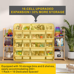 Etitlly adaptable storage for kids' room enables quick room reconfiguration.