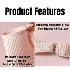 ETOFIXEE multifunction swaddle doubles as a cozy stroller blanket.