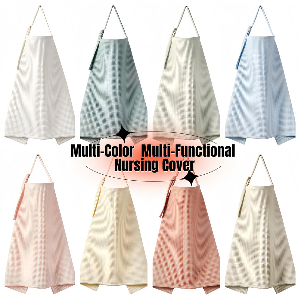 ETOFIXEE nursing cover with adjustable neckband for a comfortable fit during feeds.