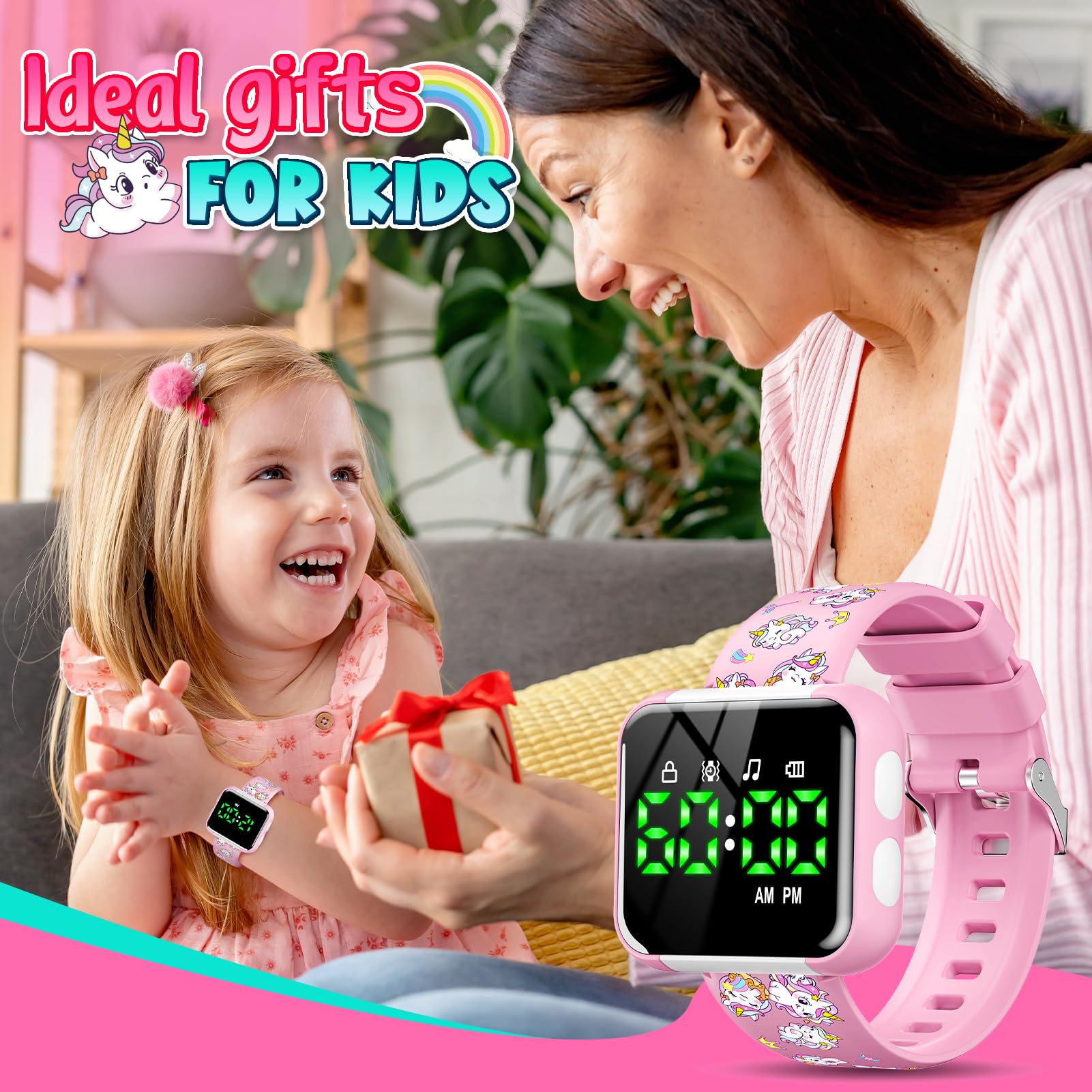 Etuwoe kid-friendly-buttons enable simple setup and control for busy caregivers.