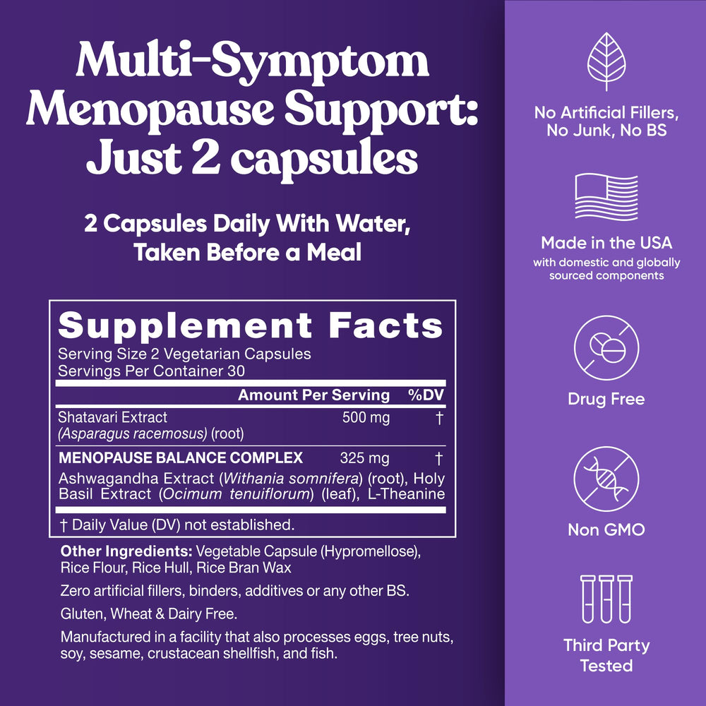 Holy Basil leaves included in the Eu Natural menopause blend