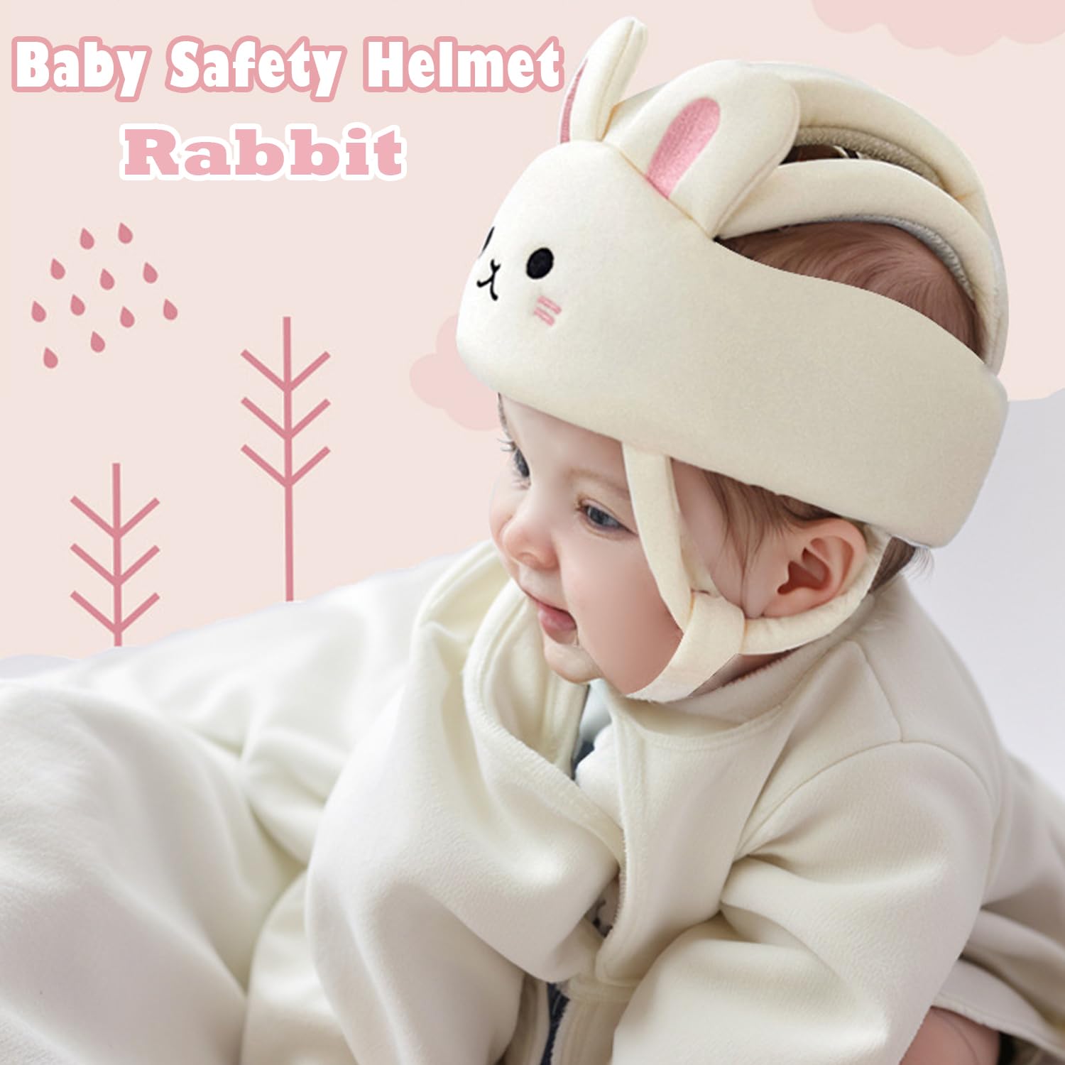 Eubeneortho head protector suitable for crawling, walking, and bike riding.