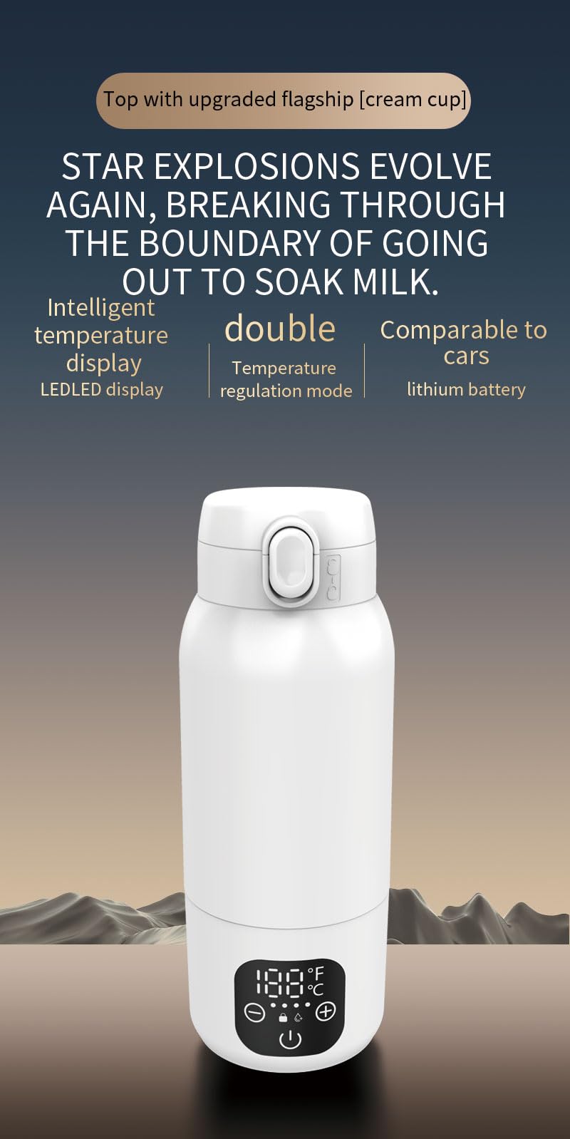 EUBUY bottle warmer circular heating for even warming.