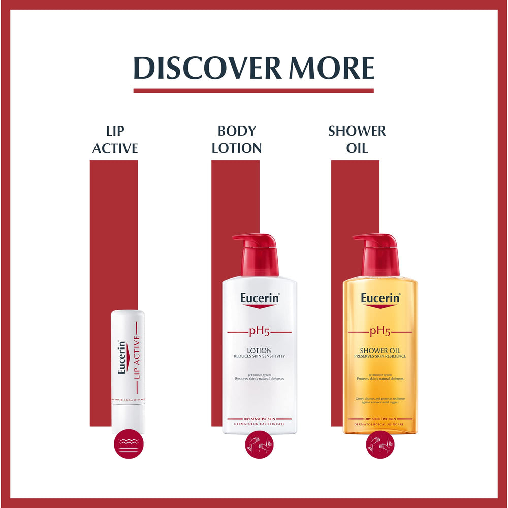 Eucerin Intim-Protect cleansing fluid pump dispense with mild lather