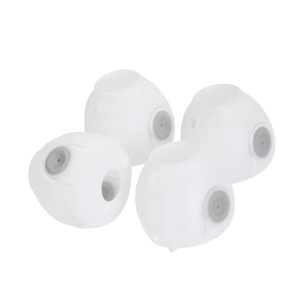 EUDEMON four-pack door knob cover assembly demonstrates secure protection for curious toddlers.