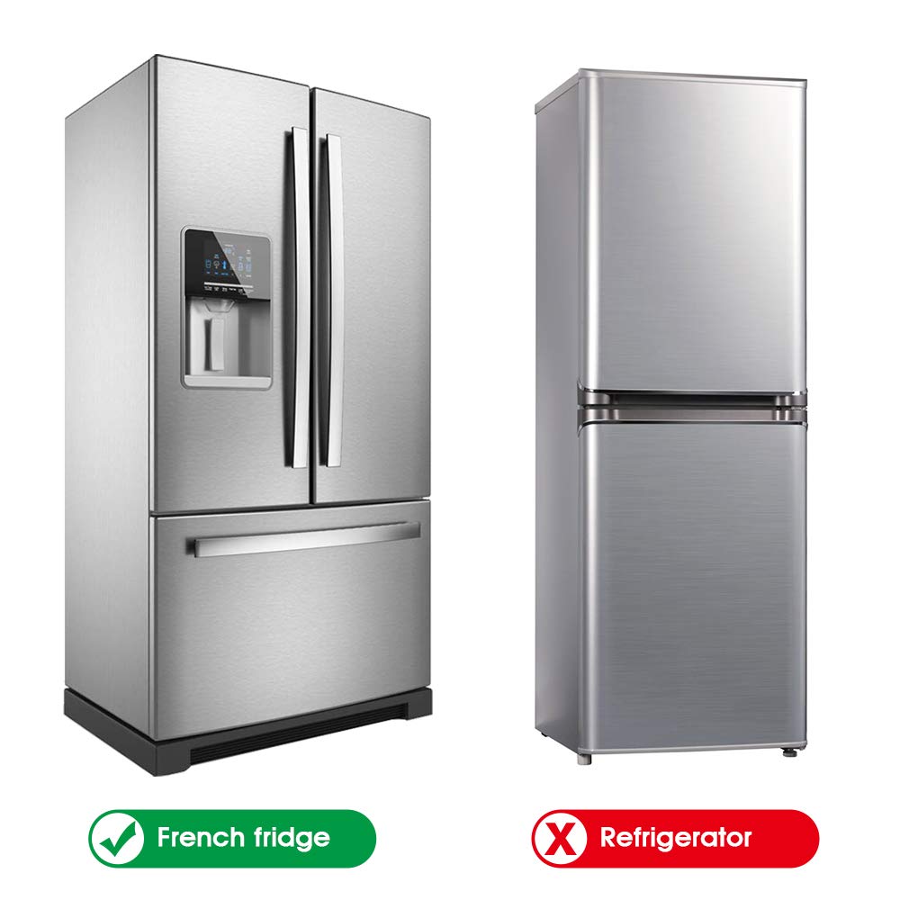 EUDEMON freezer lock on two-door fridge prevents access by kids.