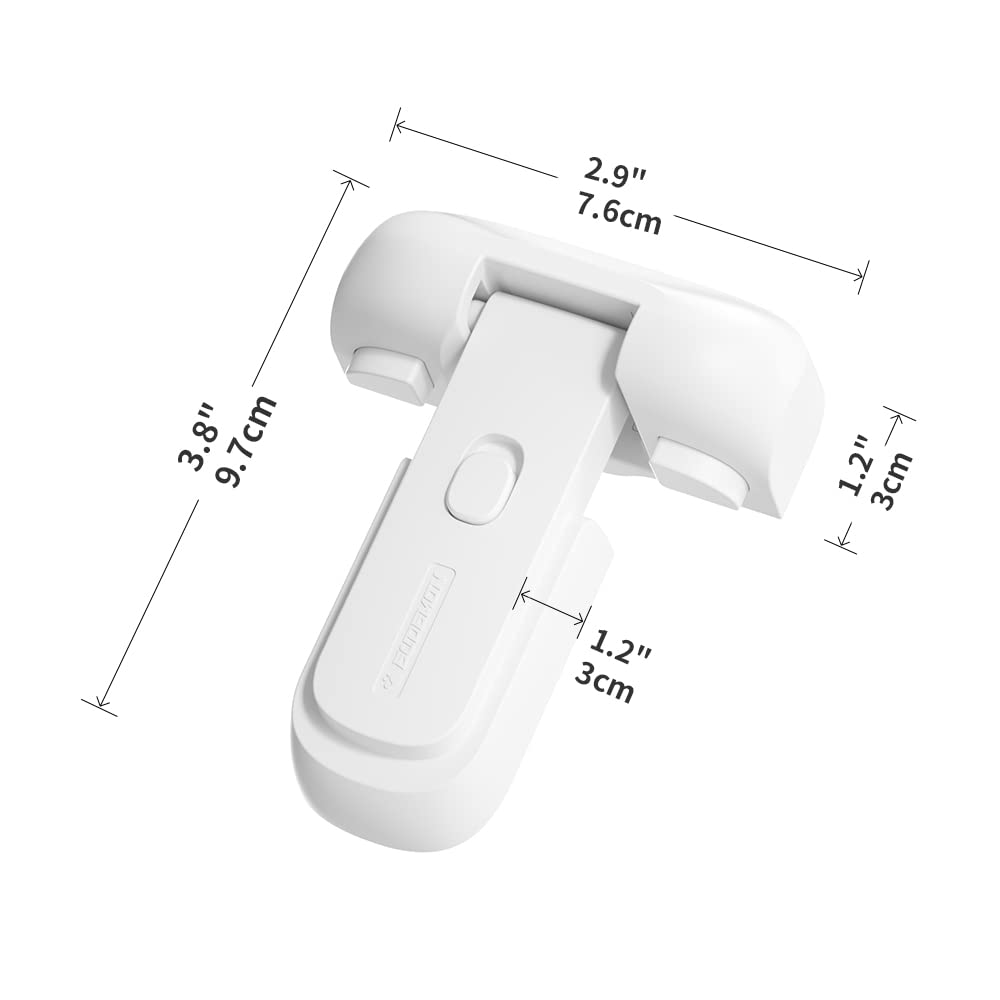 EUDEMON auto-locks on fridge door after closing for safety
