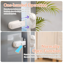 EUDEMON lock head rotated 120 degrees for angled installation
