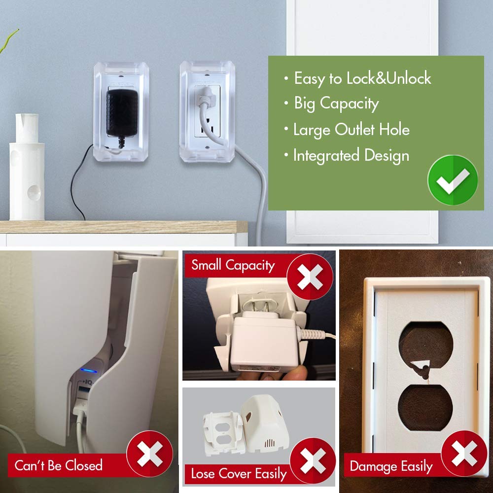 EUDEMON white or transparent color option aids seamless room integration