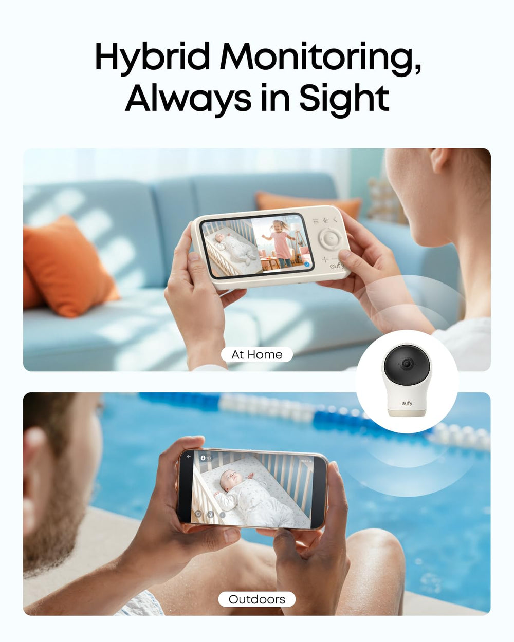 eufy C10 addon camera tilts 60 degrees for flexible viewing angles