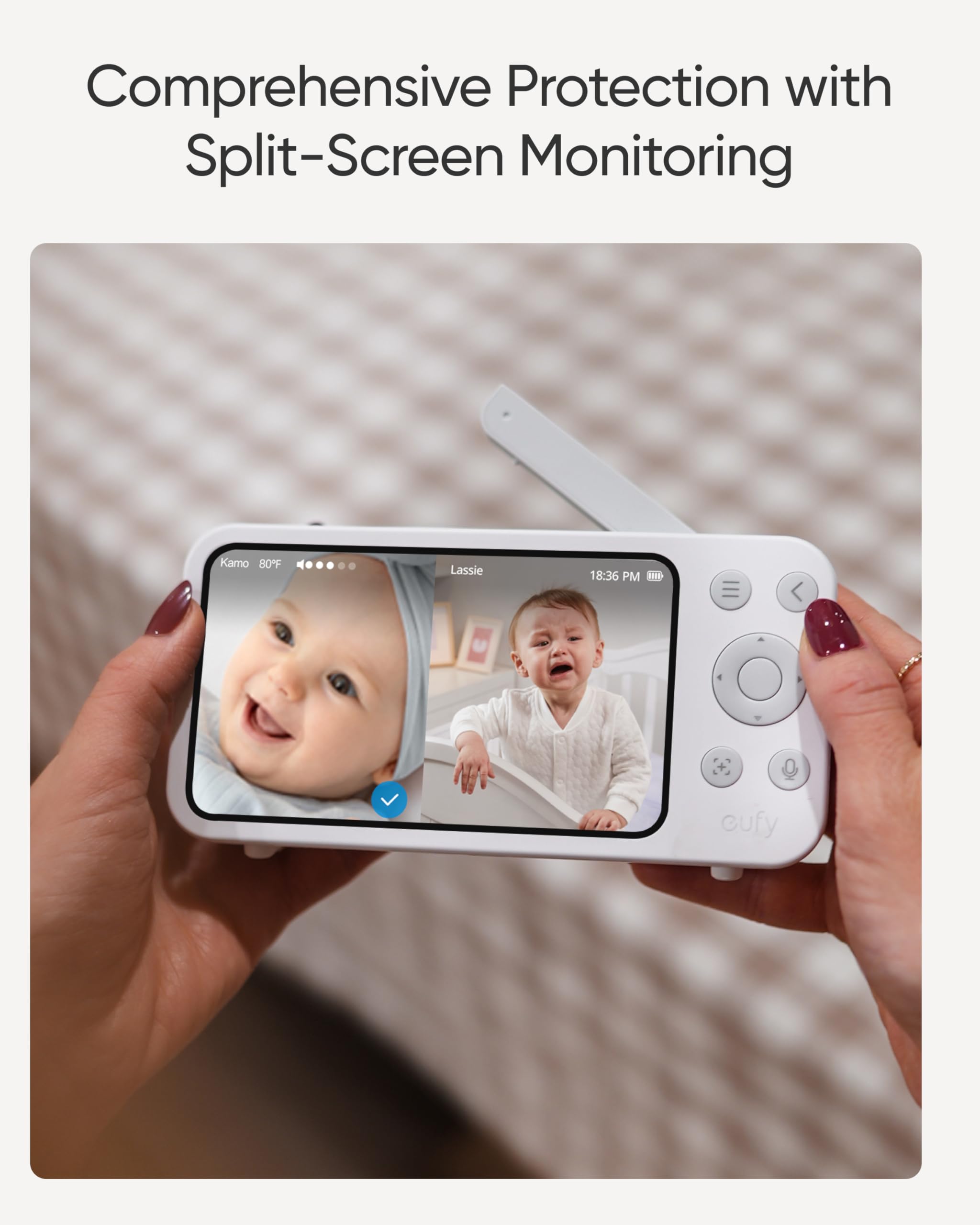 eufy Security E20 Add-On 4× zoom for close facial details