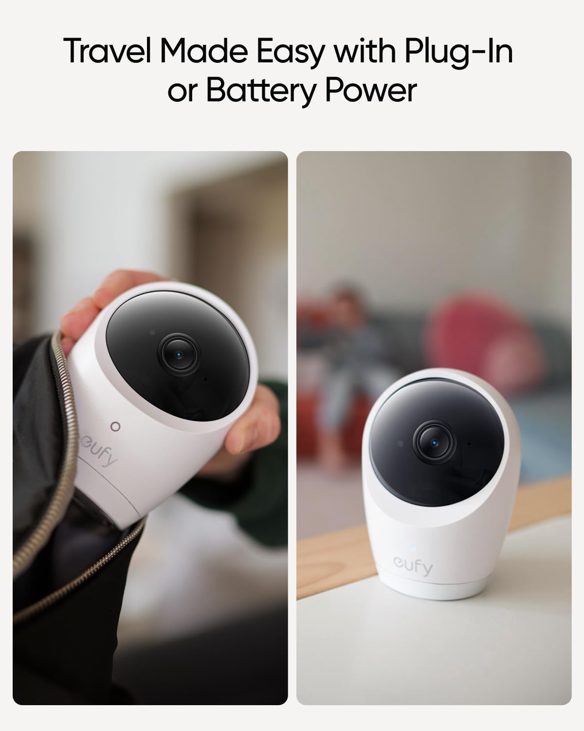 eufy Security E20 Add-On 5000mAh battery enables portable monitoring