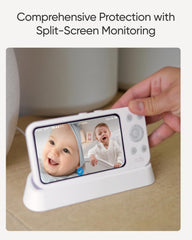 eufy Security E21 330° pan for tracking movement across the nursery
