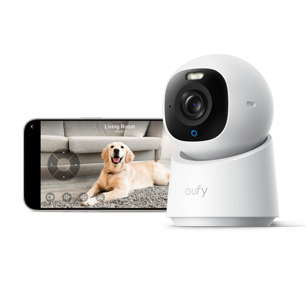 eufy Security E30 4K camera captures ultra-clear interior footage for detailed monitoring.