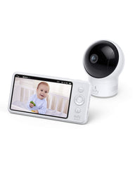 eufy SpaceView Pro 5-inch monitor provides a clear view of your baby.