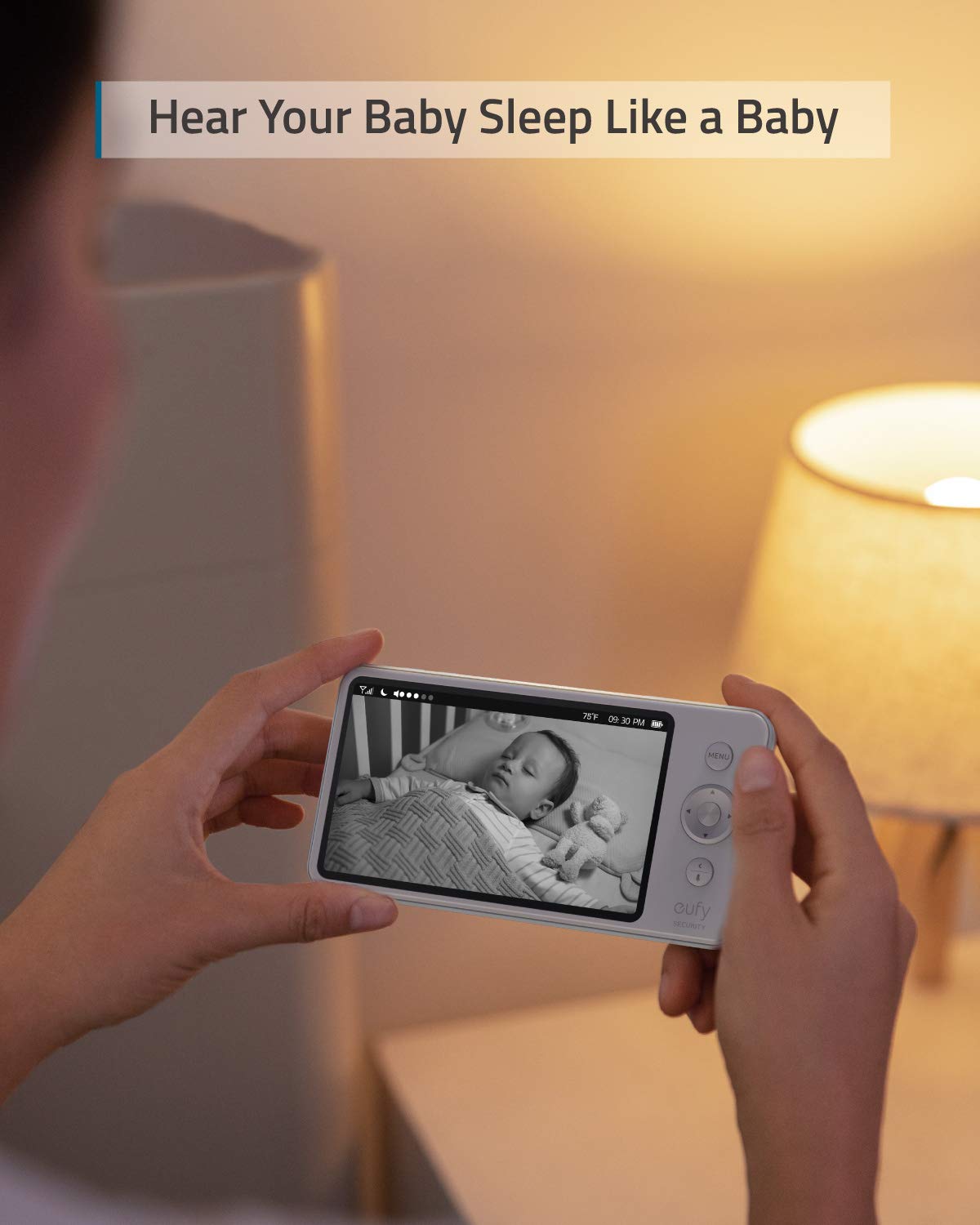 eufy Security room view demo shows versatile baby monitoring setup