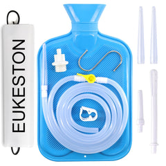 Eukeston Enema Bag 2L capacity for at-home cleansing routines