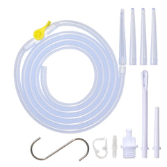 EUKESTON silicone hose 6.6ft for at-home enema routines with flexible tubing.