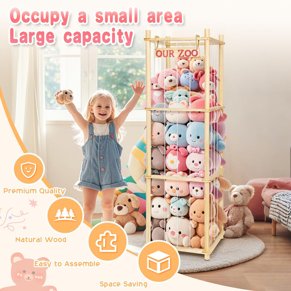 EULXSUD easy assembly toy storage simplifies setup for busy parents