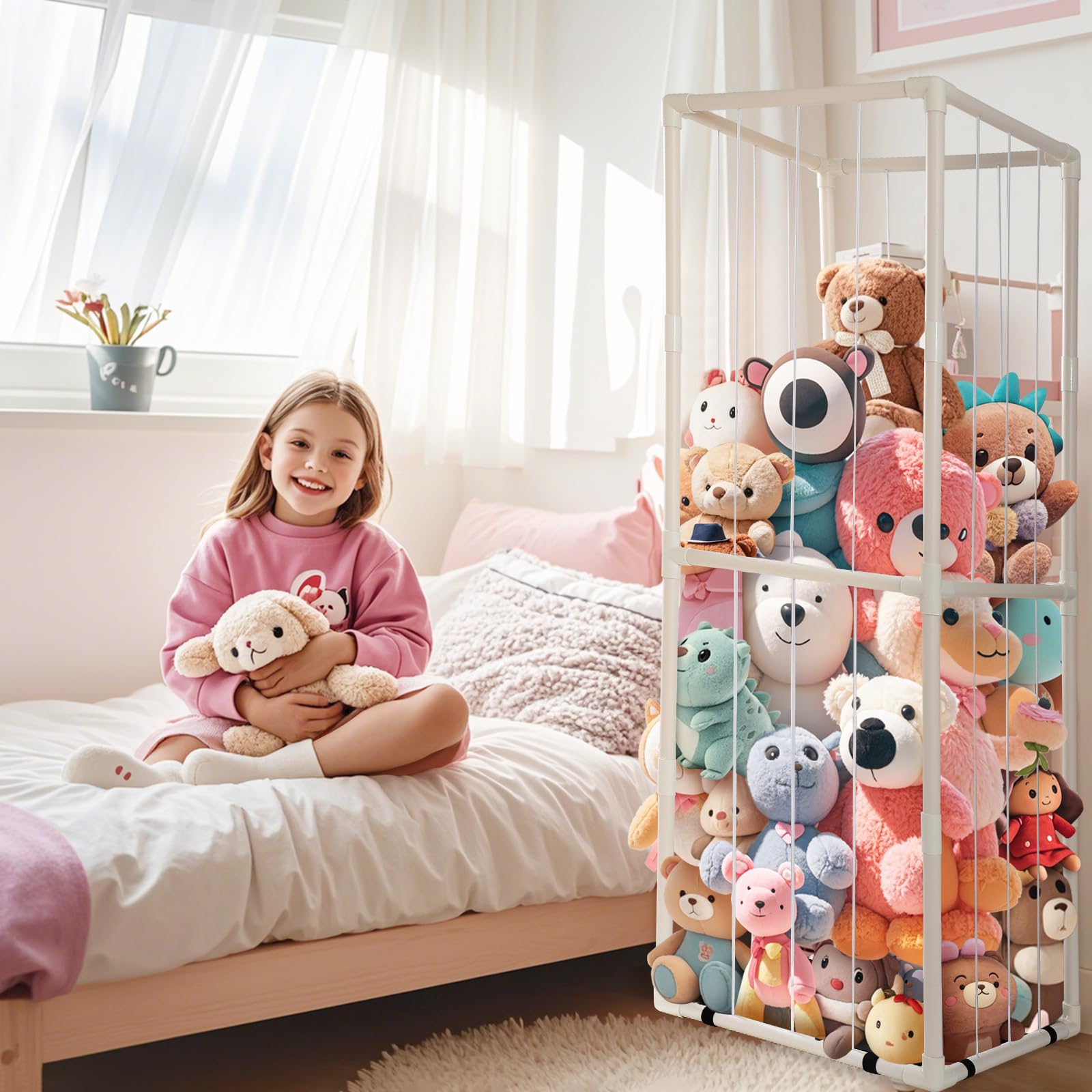 EULXSUD holiday-ready display turns clutter into festive plush displays.