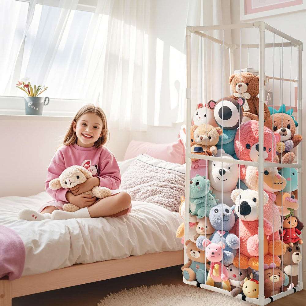 EULXSUD holiday-ready display turns clutter into festive plush displays.
