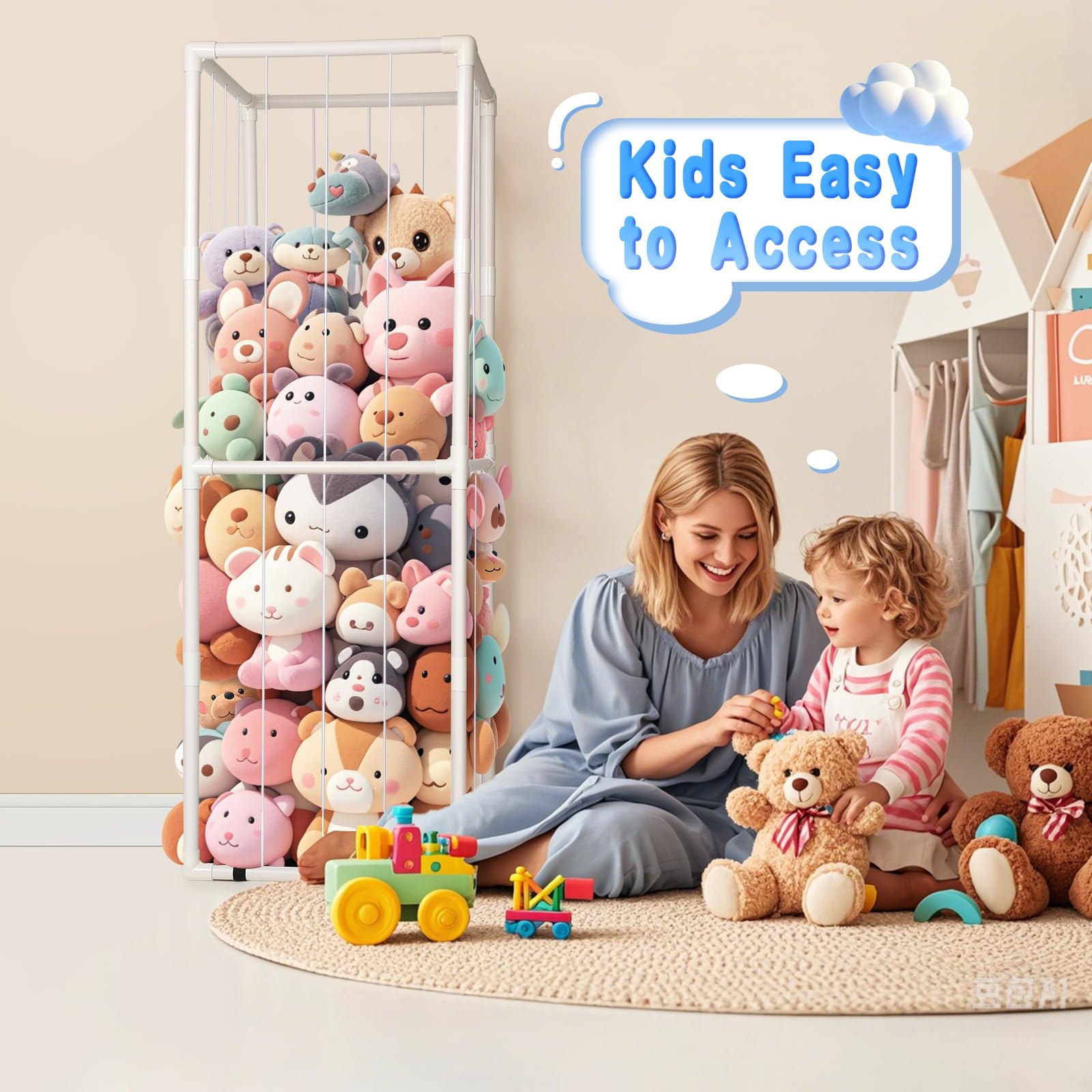 EULXSUD waterproof surface resists stains after messy play sessions.