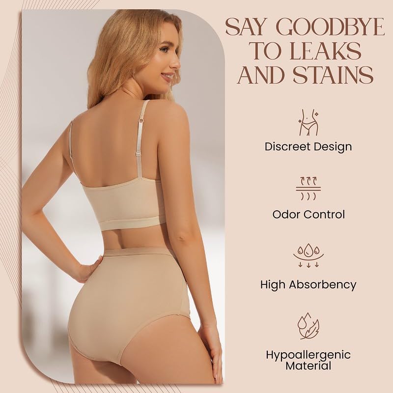 Eumygrl washable reusable underwear packshot emphasizes eco-friendly daily protection