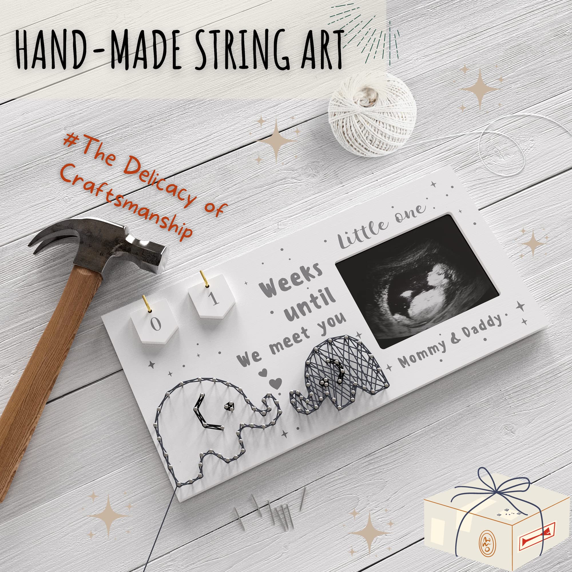 EURSET keepsake frame for new parents, grandparents, and nursery memories