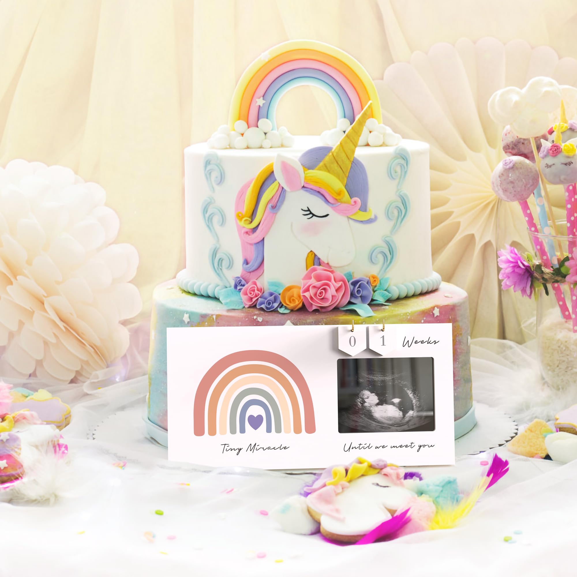 EURSET nursery rainbow frame adds color to nursery decor