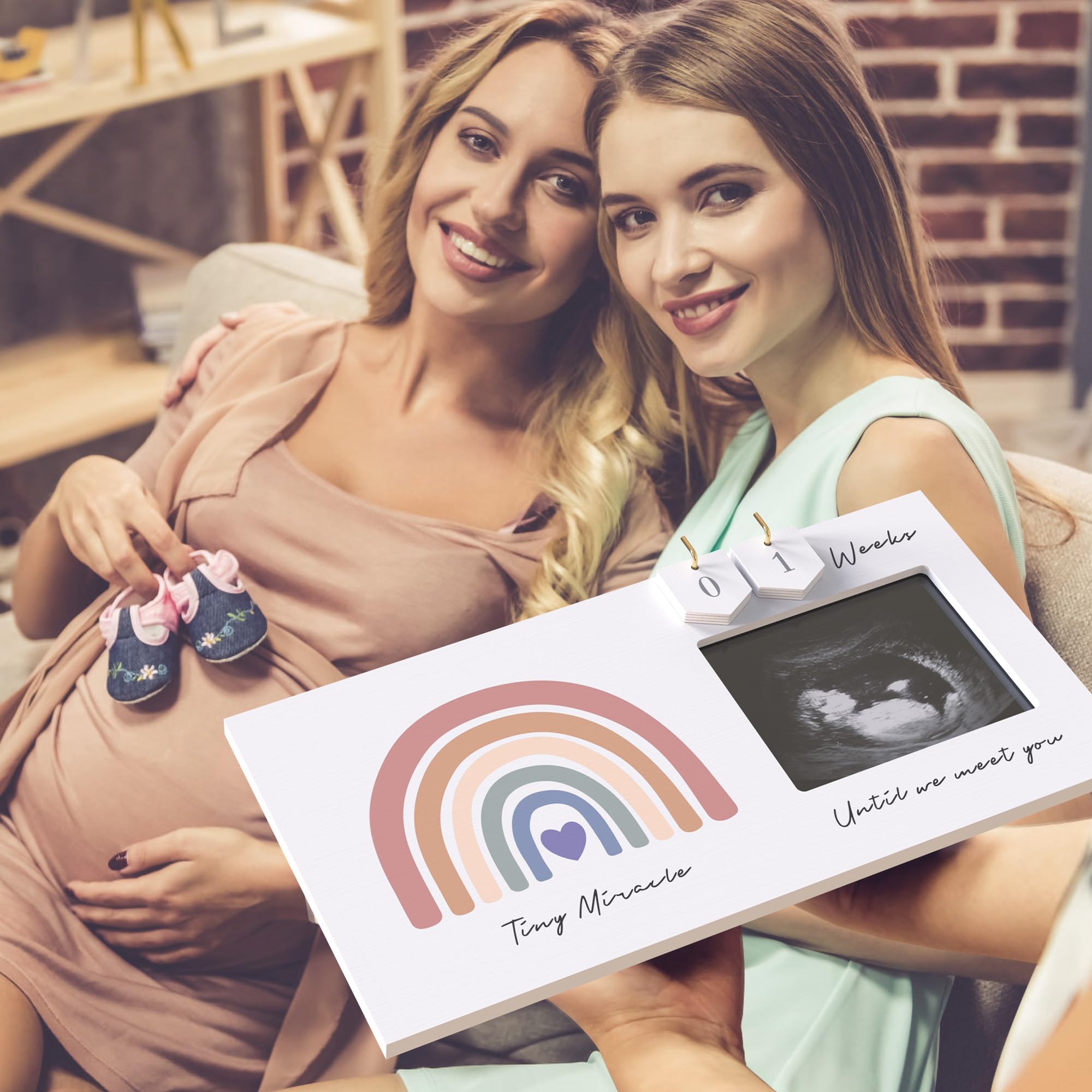 EURSET pregnancy announcement gift frame for expecting parents