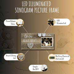 EURSET ultrasound-photo-frame-tabletop-or-wall offers versatile nursery decor options.