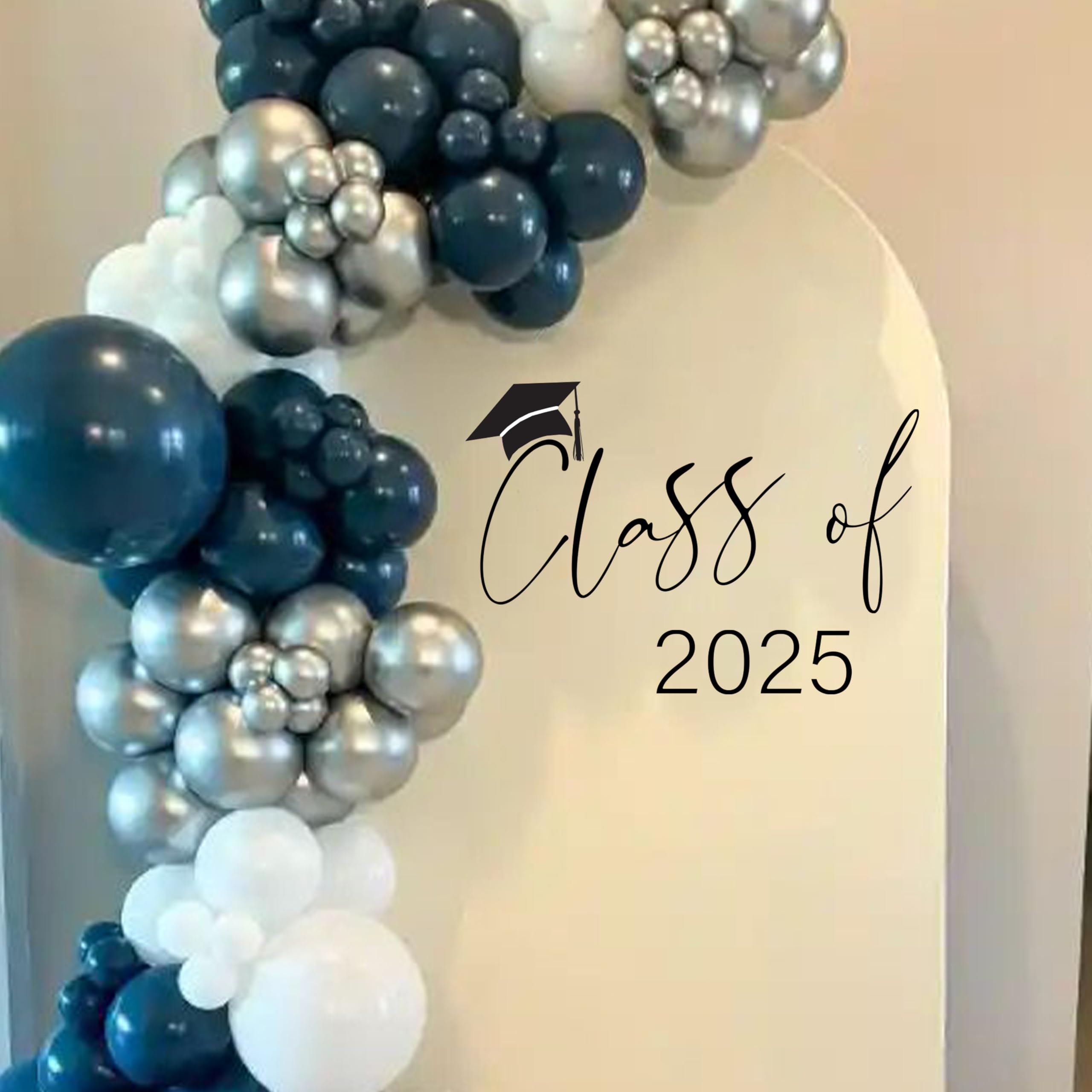 Eurteka Class of 2025 wall decal adds stylish celebration decor