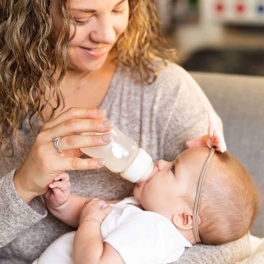 Evenflo bottle fosters a comfortable latch during feeding