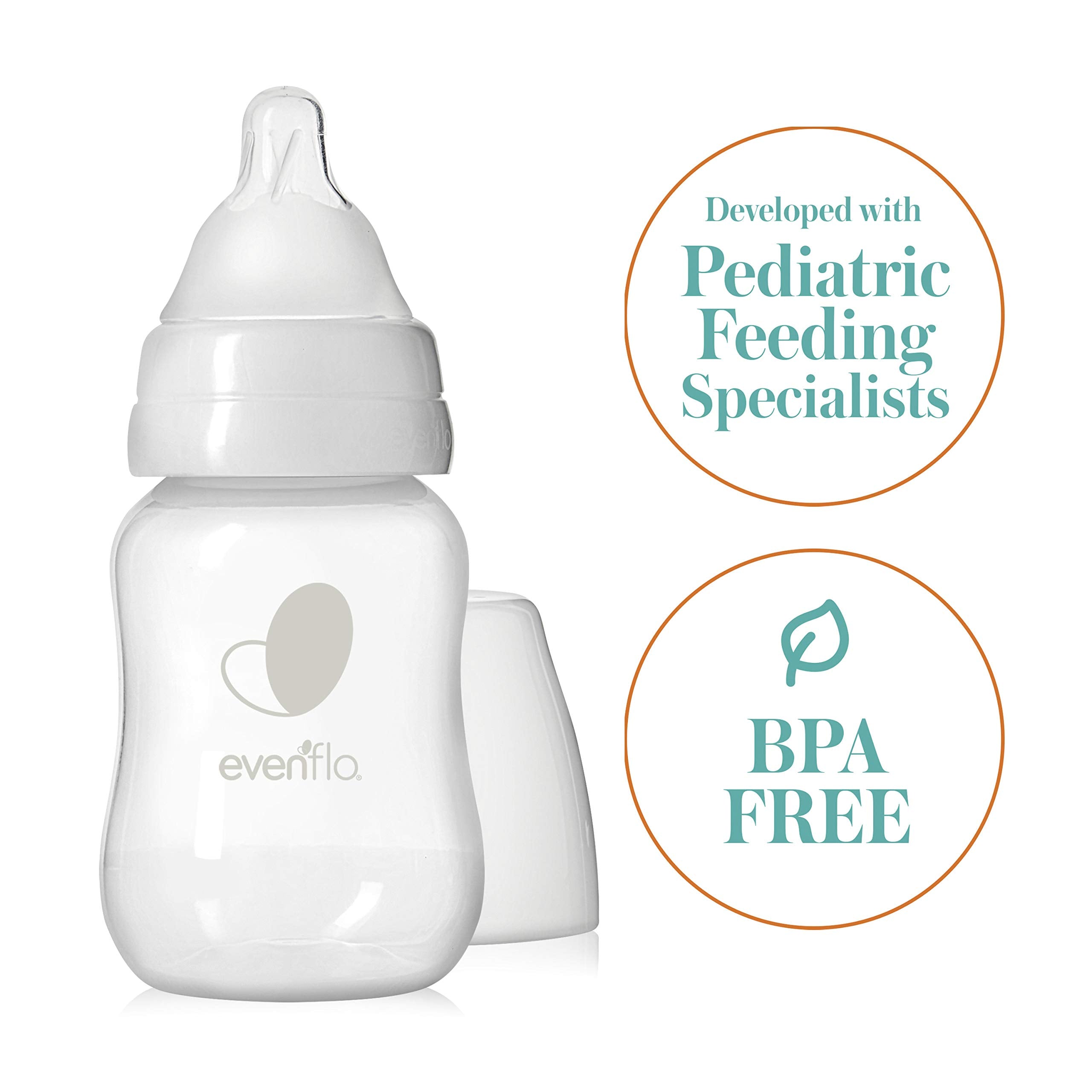 Evenflo Balance Plus anti-gas design helps reduce air bubbles during feeding