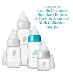 Evenflo Balance Plus nipple offers gulp-free flow for slower, paced feeding