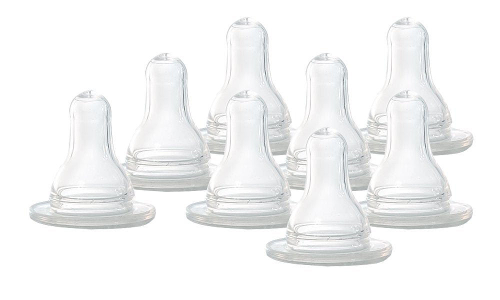 Evenflo Classic Nipples offer slow flow for 0-3 months, enabling gentle feeding.