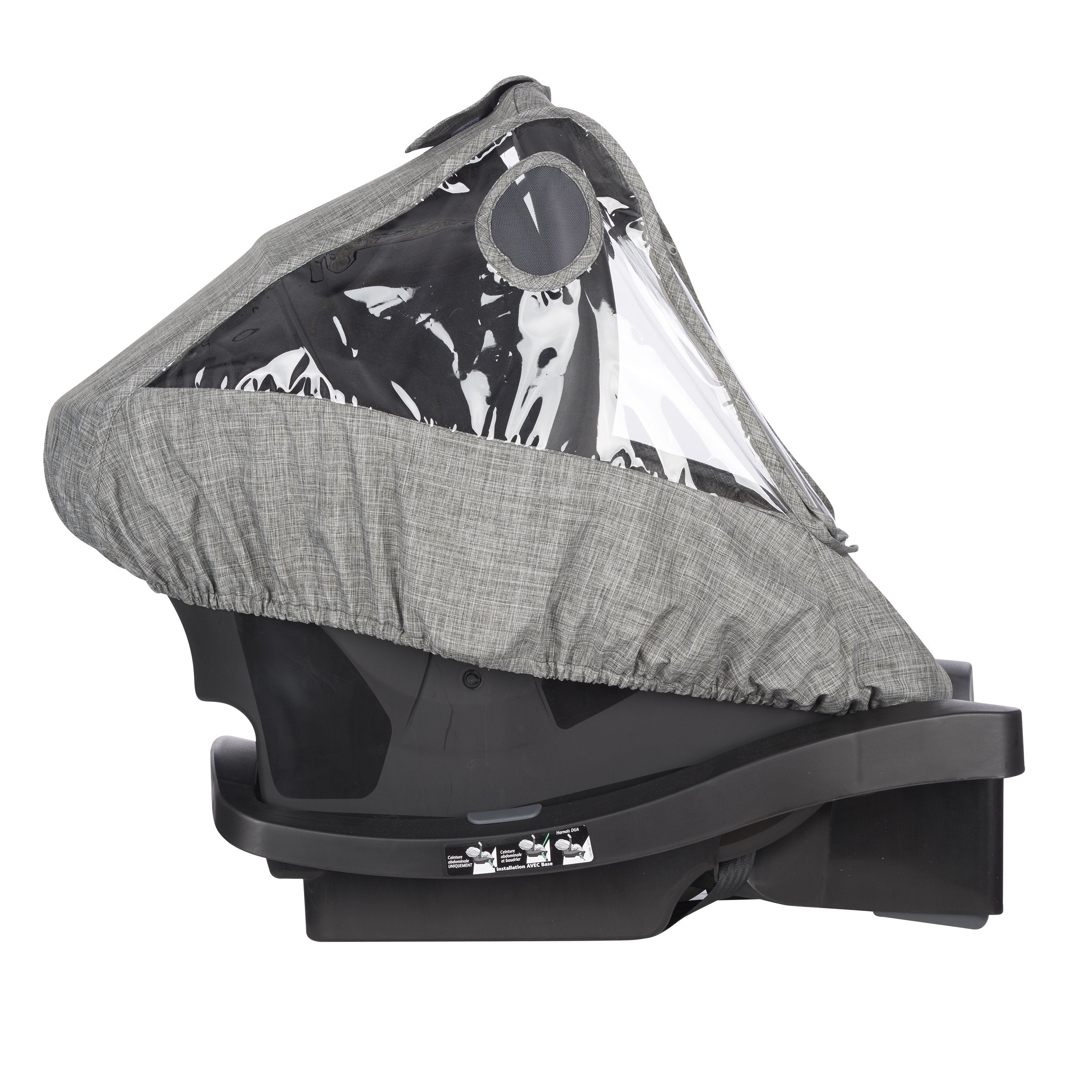 Evenflo weather shield ventilated panels keep air flowing for comfort