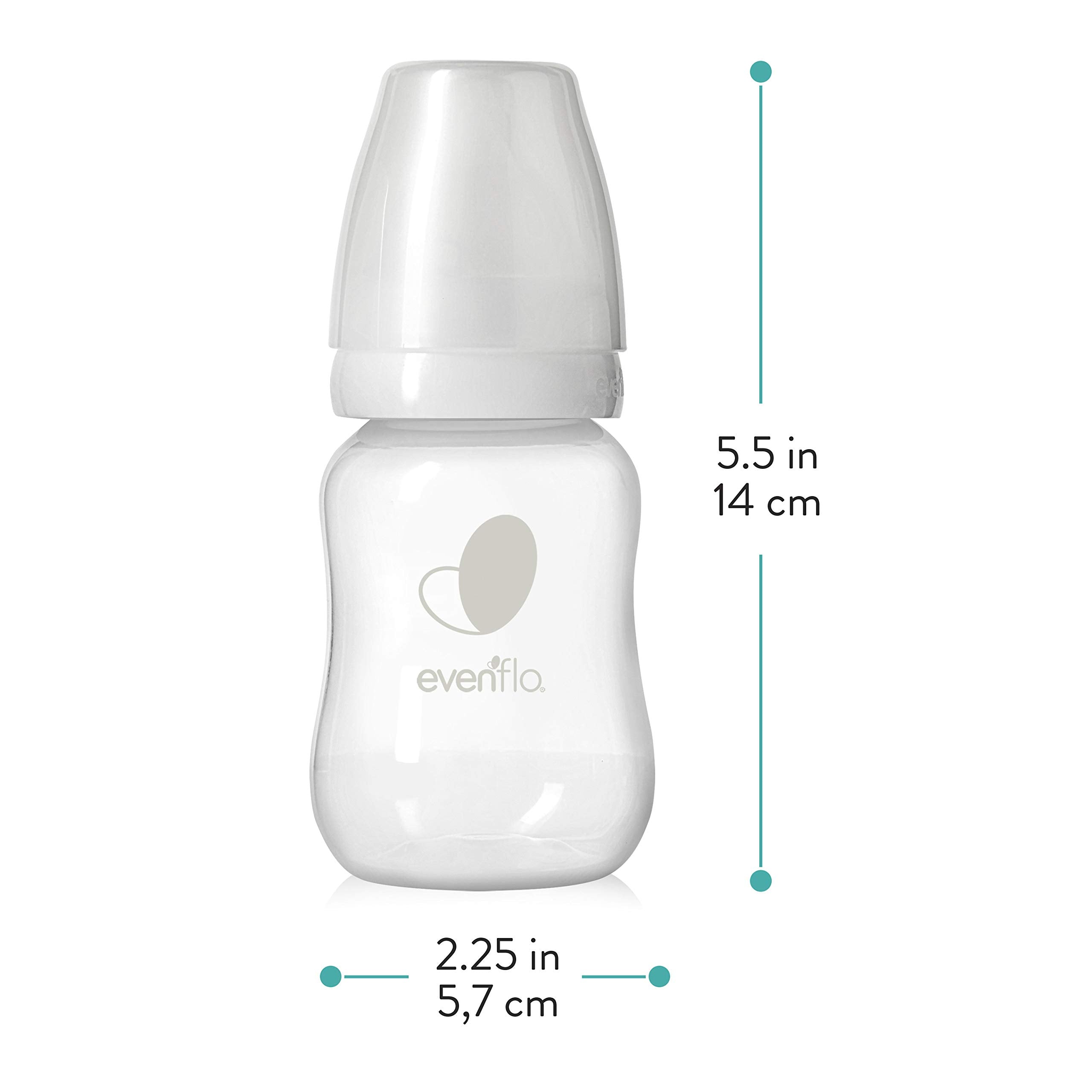 Evenflo pack of 6 baby bottles for busy families